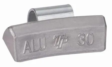 Clip-on lead (Pb) weights for alloy wheel Balancing weights for alloy wheel ALU 30gr.