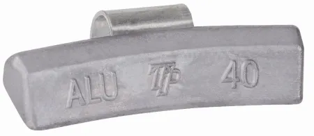 Clip-on lead (Pb) weights for alloy wheel Balancing weights for alloy wheel ALU 40gr.