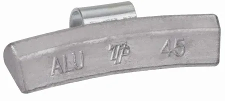 Clip-on lead (Pb) weights for alloy wheel Balancing weights for alloy wheel ALU 45gr.