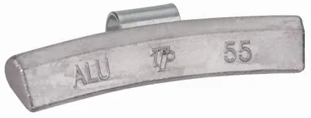 Clip-on lead (Pb) weights for alloy wheel Balancing weights for alloy wheel ALU 55gr.